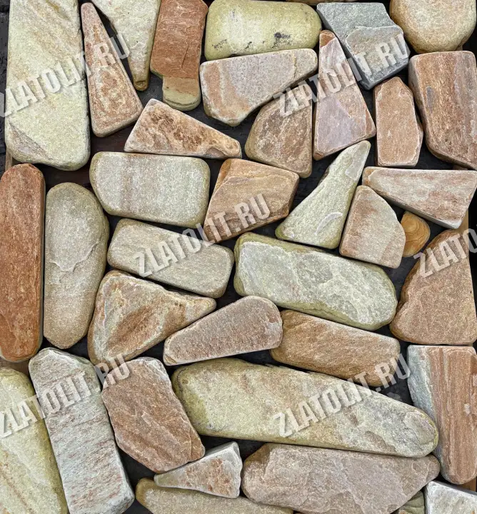 брекчия из златолита для ландшафта и мощения в наличии от производителя